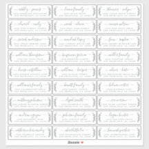 Anpassbare Gästeschriften für Hochzeiten