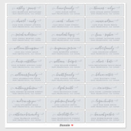Anpassbare Gästeschriften für Hochzeiten Aufkleber
