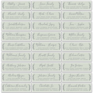 Anpassbare Gästeschriften für Hochzeiten Aufkleber