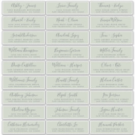 Anpassbare Gästeschriften für Hochzeiten Aufkleber