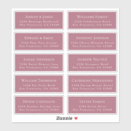 Anpassbare Gästeschriften für Hochzeiten Aufkleber