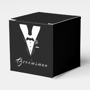 Anpassbare Geschenkbox für Trauzeugen Geschenkschachtel