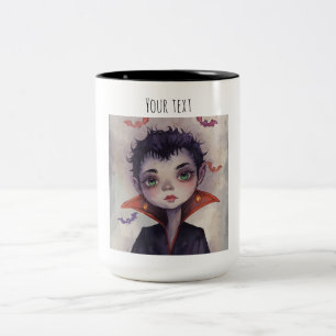 Anpassbare Halloween Coffee Cup. Zweifarbige Tasse