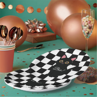 Anpassbare Halloween-Teller Pappteller