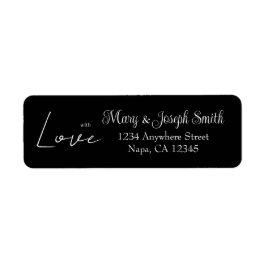 Anpassbare Hochzeitstypografie "Mit Liebe" als Ges