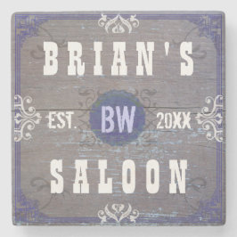 Anpassbare Home Bar Bier Saloon Steinuntersetzer