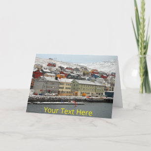 Anpassbare Honningsvåg, Norwegen Karte