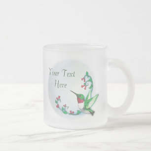 Anpassbare Hummingvogel-Tasse Mattglastasse