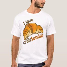 Anpassbare I-Liebe CroisSunDay T-Shirt