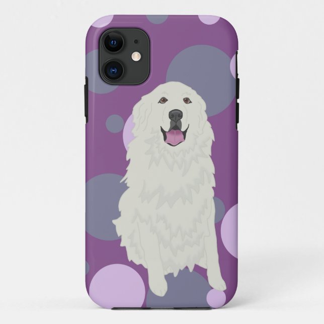 Anpassbare I-Liebe meine Große Pyrenäen Case-Mate  Case-Mate iPhone Hülle (Rückseite)