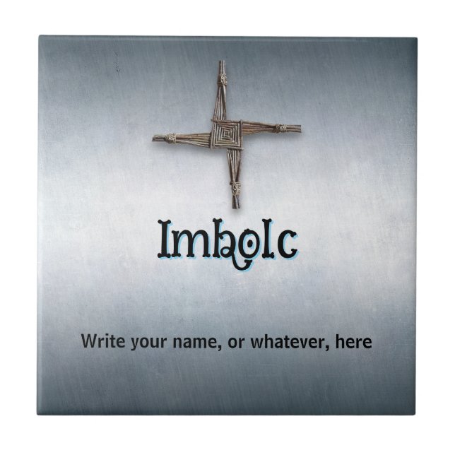Anpassbare Imbolc-Keramik Fliese (Vorderseite)