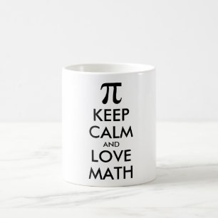 Anpassbare Internet-Meme BEHALTE CALM und LIEBE MA Kaffeetasse