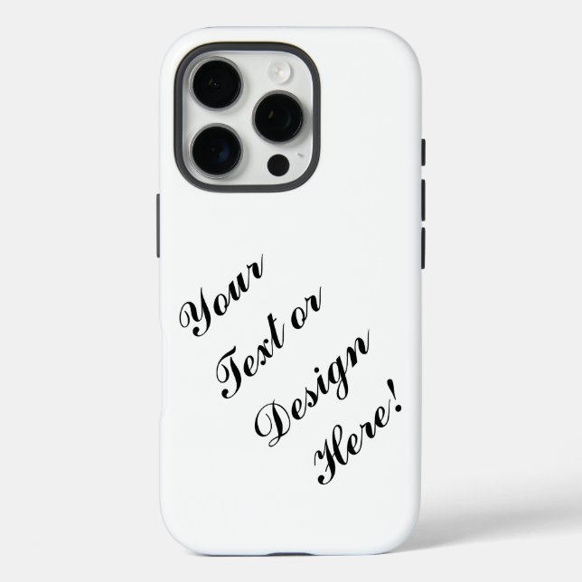 Anpassbare iPhone 16 Pro Case - Design hinzufügen (Rückseite)