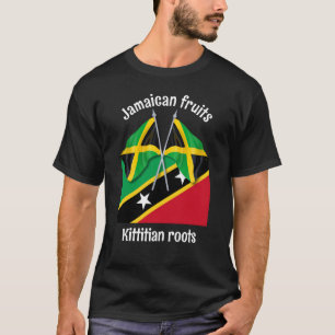 Anpassbare JAMAICA ST KITTS Dual Heritage T-Shirt