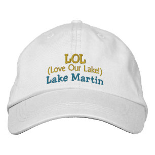 Anpassbare Kappe "LOL Liebe Unser See!" Lake Marti