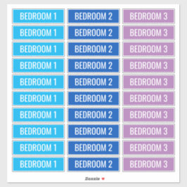 Anpassbare Kennzeichnungen für bewegliche Felder Aufkleber