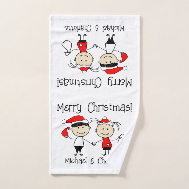 Anpassbare Kinder und Erwachsene Weihnachten Handtuch (Handtuch)