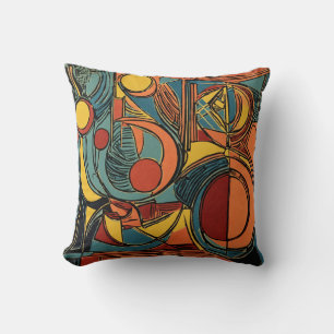 Anpassbare Kissen: Picasso-Inspirierte Linocut Kissen
