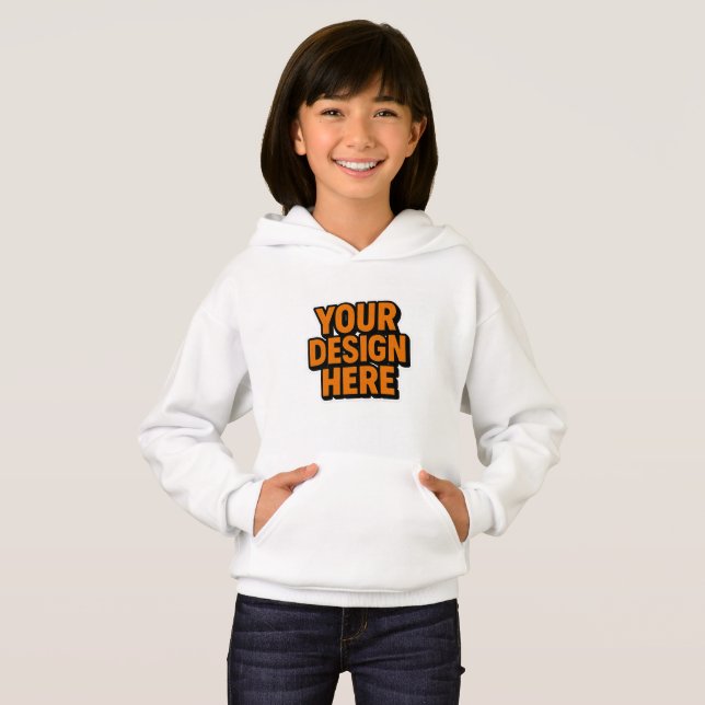 Anpassbare Kleidung | SIE HABEN HIER GESCHRIEBEN Hoodie (Vorne ganz)