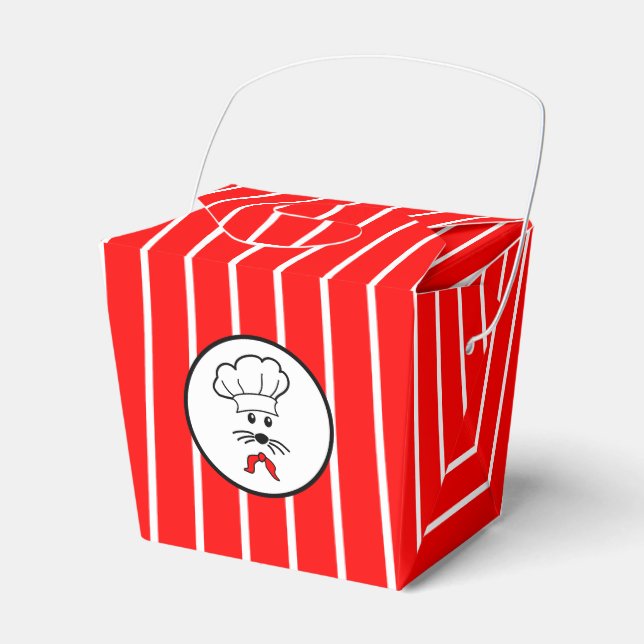 Anpassbare kleine Baker-Bevorzugung Geschenkschachtel (Vorderseite)