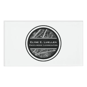 Anpassbare Landscaping-Schattenbaum-Kreis Namenschild