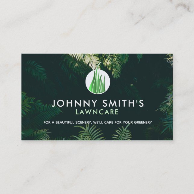 Anpassbare Landschaften an Slogans Business Cards Visitenkarte (Vorderseite)