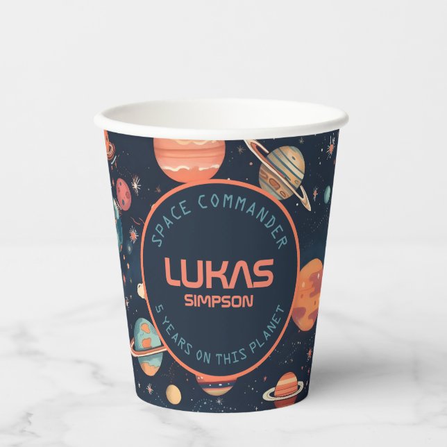 Anpassbare Leerzeichen-Papier-Cups - Fügen Sie Ihr Pappbecher (Vorderseite)