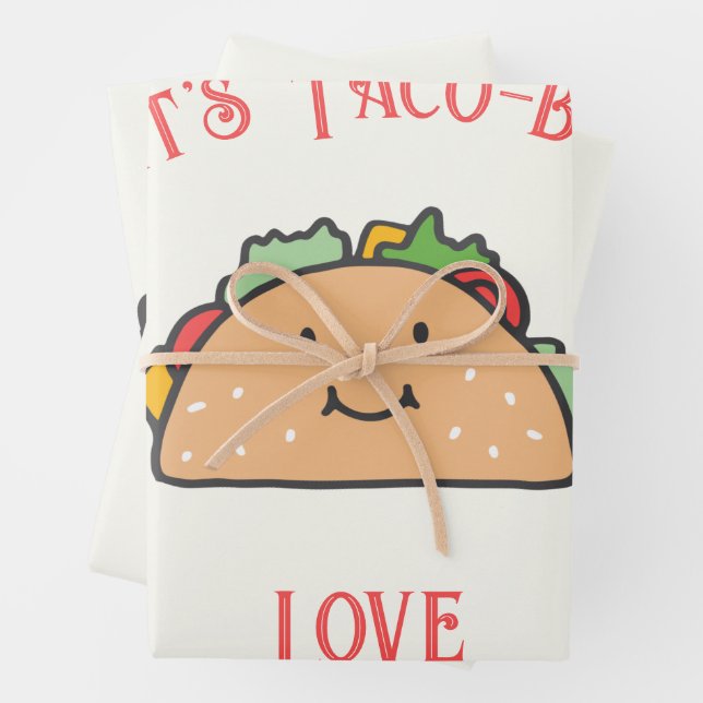 Anpassbare Liebe Geschenkpapier Set (Beispiel)