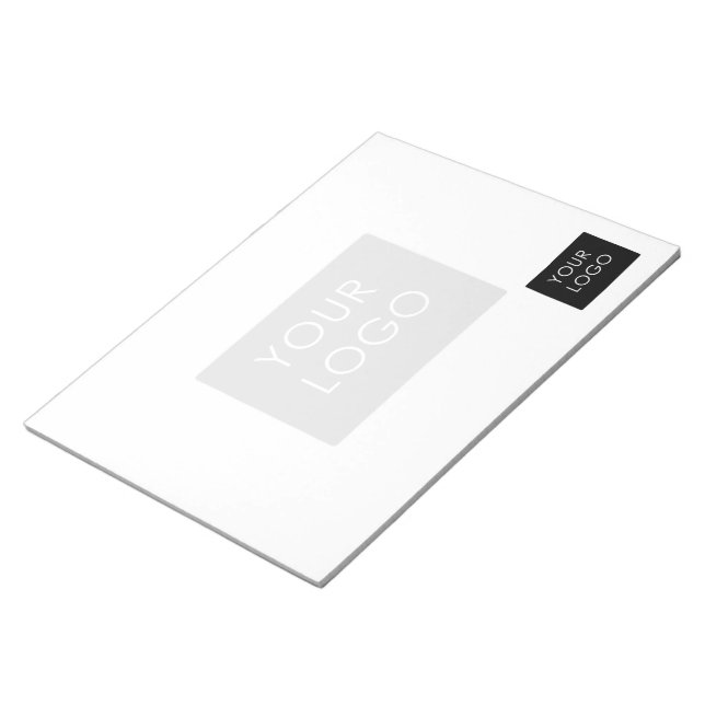 Anpassbare Logofirma Notizblock (angewinkelt)
