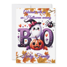 Anpassbare lustige Halloween-Karte