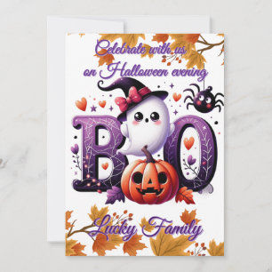 Anpassbare lustige Halloween-Karte Einladung