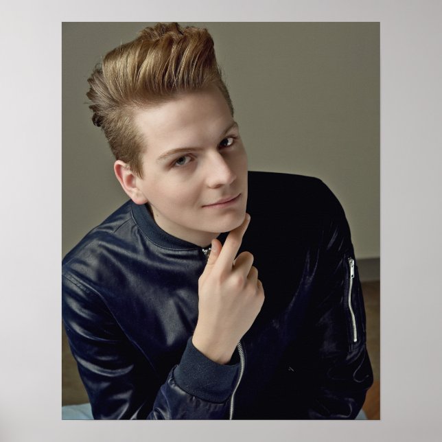 Anpassbare Männerhaarschnitt-Poster Poster (Vorne)