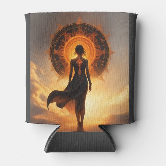 Anpassbare Memento Drink Coozie Solar Eclipse Dosenkühler (Vorderseite)