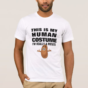 Anpassbare menschliche Kostüme Halloween-Potato-Sp T-Shirt
