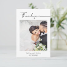 Anpassbare Minimalistische Script Heart Wedding Fo