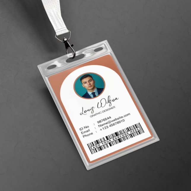 Anpassbare Mitarbeiter-ID Ausweis (Von Creator hochgeladen)