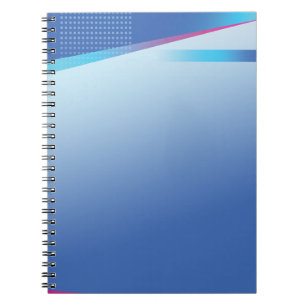 Anpassbare monochrome Erinnerungen-Notebooks Notizblock