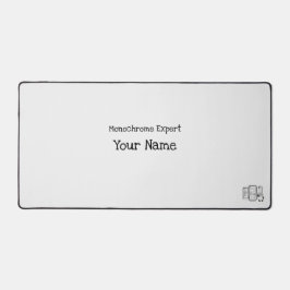 Anpassbare monochrome Schreibtischmatte