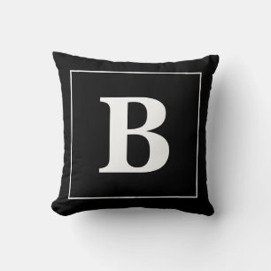 Anpassbare Monogramm auf dem Drehkissen Kissen