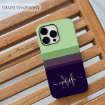 Anpassbare Monogramme mit Niedlichem Strippfarbblo Case-Mate iPhone 14 Pro Max Hülle<br><div class="desc">Die iPhone Cases von Colorblock - eine Mischung aus kühnen Farben und modernem Stil, die Ihr iPhone von der Masse abhebt! Diese Hüllen zeichnen sich durch ein faszinierendes Design aus, das durch eine harmonische Mischung aus zwei oder mehr lebhaften Farben gekennzeichnet ist, die sorgfältig ausgewählt wurden, um einen beeindruckenden visuellen...</div>