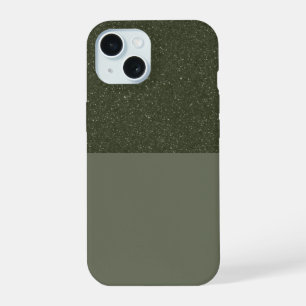 Anpassbare Moosgrün-Rausch-iPhone-15-Hülle iPhone 15 Hülle