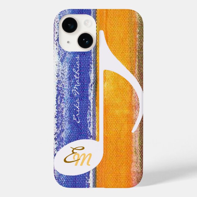 anpassbare musikalische Note Case-Mate iPhone Hülle (Rückseite)