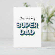 Anpassbare Nachricht für Superdad