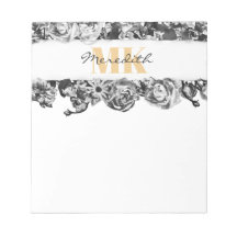 Anpassbare Name Gold Rose Chic Monogram Luxus