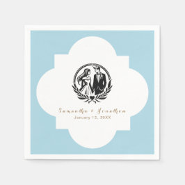 Anpassbare Napkins - Hinzufügen von Text oder Desi Serviette