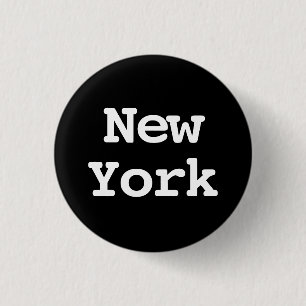 Anpassbare New York-Typografie 2 Button