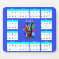 Anpassbare Niedliche Malinois-Dog-Kalender