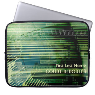 Anpassbare Notebook-Notebook-Reporter für Grüne Ho Laptopschutzhülle