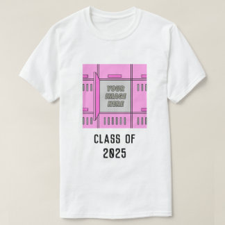 Anpassbare Open-Locker-Rahmen-Blase Gum Pink T-Shirt