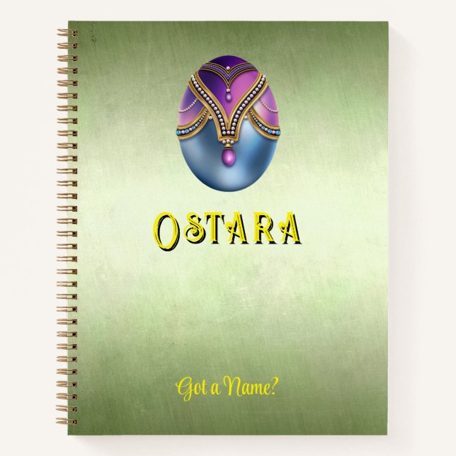 Anpassbare Ostara Spring Equinox Notebook Notizbuch (Vorderseite)
